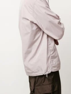 AuraleeHigh Count Light Nylon Half Zip Pullover - Light Purple -Norse Projects Sales High Count Light Nylon Half Zip Light Purple 20210419083212 1