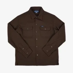 Iron HeartIHSH-364-BRN 11oz T/C Mechanic Shirt - Brown