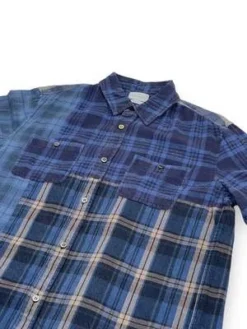 John ElliottSILVERADO PANELED FLANNEL - Blue 11 John ElliottSILVERADO PANELED FLANNEL - Blue -Norse Projects Sales John Elliott SILVERADO PANELED FLANNEL Blue 20231004212854