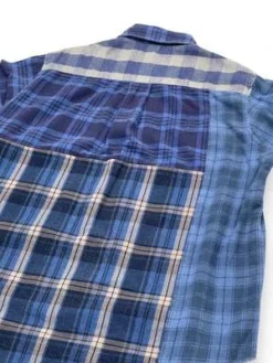 John ElliottSILVERADO PANELED FLANNEL - Blue 16 John ElliottSILVERADO PANELED FLANNEL - Blue -Norse Projects Sales John Elliott SILVERADO PANELED FLANNEL Blue 20231004212856 1