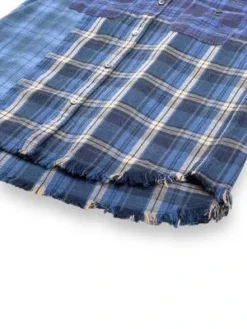 John ElliottSILVERADO PANELED FLANNEL - Blue 15 John ElliottSILVERADO PANELED FLANNEL - Blue -Norse Projects Sales John Elliott SILVERADO PANELED FLANNEL Blue 20231004212856