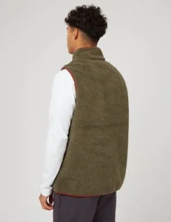 KavuCooper Fleece Vest - Moss Brown/Red 9 KavuCooper Fleece Vest - Moss Brown/Red -Norse Projects Sales Kavu Cooper Fleece Vest Brown 20211105185501 2