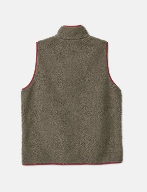 KavuCooper Fleece Vest - Moss Brown/Red 6 KavuCooper Fleece Vest - Moss Brown/Red - Image 6
