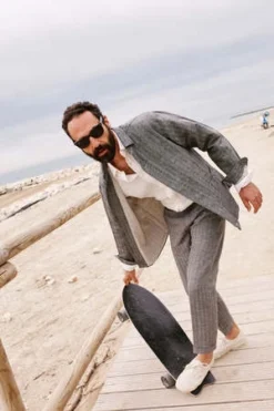 A.b.c.lKimi Hemp Cotton Herringbone Shirt - Gray 5 A.b.c.lKimi Hemp Cotton Herringbone Shirt - Gray -Norse Projects Sales Kimi Hemp Cotton Herringbone Gray Shirt 20231018023333