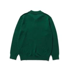 Beams PlusKnit Polo 9G - Bright Green -Norse Projects Sales Knit Polo 9G 20231030230021 1