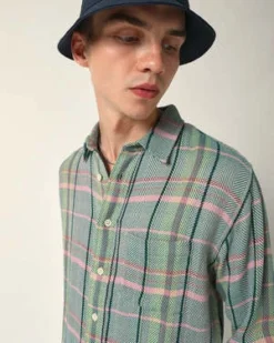 CorridorL/S Acid Plaid - GREEN