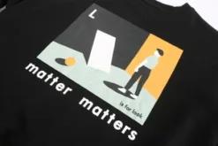 Matter Matters GalleryL Is For Look Sweatshirt - Black -Norse Projects Sales L is for Look Sweatshirt 20220804102717 2