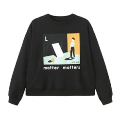 Matter Matters GalleryL Is For Look Sweatshirt - Black