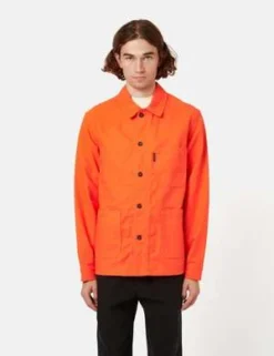 Le LaboureurCotton Twill Work Jacket - Orange -Norse Projects Sales Le Laboureur Work Jacket Cotton Twill Orange 20221006154451