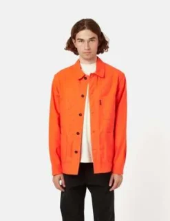 Le LaboureurCotton Twill Work Jacket - Orange -Norse Projects Sales Le Laboureur Work Jacket Cotton Twill Orange 20221006154452 2