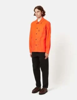 Le LaboureurCotton Twill Work Jacket - Orange