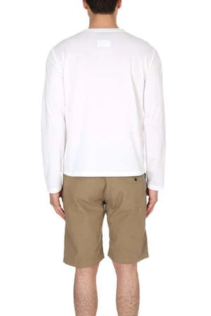 Blue&CreamLong Sleeve Pique T Shirt --White 3 Blue&CreamLong Sleeve Pique T Shirt --White - Image 3