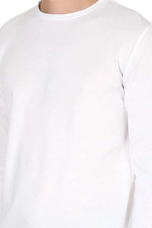 Blue&CreamLong Sleeve Pique T Shirt --White 4 Blue&CreamLong Sleeve Pique T Shirt --White - Image 4