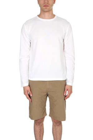 Blue&CreamLong Sleeve Pique T Shirt --White 1 Blue&CreamLong Sleeve Pique T Shirt --White