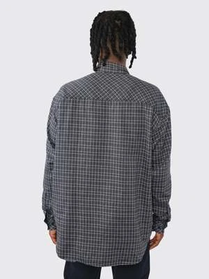 SAMSØE SAMSØE Samsøe & SamsøeLuan J Shirt - Black Check 3 SAMSØE SAMSØE Samsøe & SamsøeLuan J Shirt - Black Check - Image 3