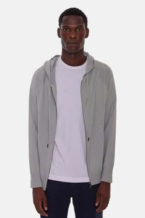 Blue&CreamLuke Zip Hoodie - Eucalyptus 1 Blue&CreamLuke Zip Hoodie - Eucalyptus