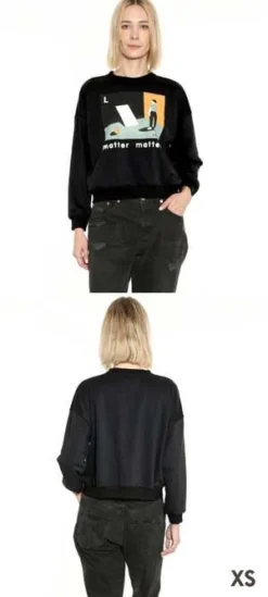 Matter Matters GalleryL Is For Look Sweatshirt - Black -Norse Projects Sales MATTER MATTERS L is for Look Sweatshirt Black 20220805070942