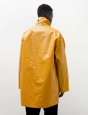 Margaret HowellPVC Coating Welded Mac - Ochre 2 Margaret HowellPVC Coating Welded Mac - Ochre - Image 2