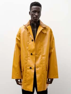 Margaret HowellPVC Coating Welded Mac - Ochre 1 Margaret HowellPVC Coating Welded Mac - Ochre