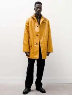 Margaret HowellPVC Coating Welded Mac - Ochre 11 Margaret HowellPVC Coating Welded Mac - Ochre -Norse Projects Sales MHL Men s Welded Mac PVC Coating Ochre 20221221010840 2