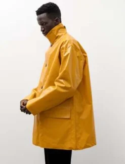 Margaret HowellPVC Coating Welded Mac - Ochre 9 Margaret HowellPVC Coating Welded Mac - Ochre -Norse Projects Sales MHL Men s Welded Mac PVC Coating Ochre 20221221010840