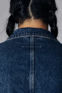 MM6 Maison MargielaRipped Pocket Denim Jacket - Blue -Norse Projects Sales MM6 Maison Margiela Ripped Pocket Denim Jacket Blue 20231004052027 1