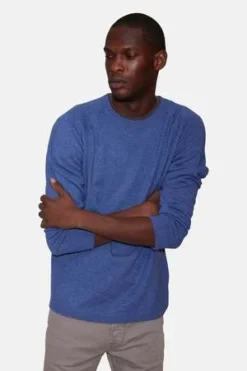 Blue&CreamBlue And Cream Meadow Raglan Crewneck Jean - Blue -Norse Projects Sales Meadow Raglan Crewneck Blue Jean 20230412231841 3