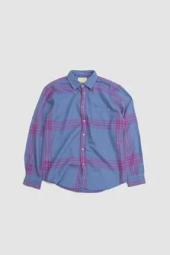 Portuguese FlannelMegs Shirt - Blue -Norse Projects Sales Megs Shirt Blue 20231020170453 1