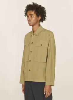 YMCMilitary Cotton Shirt - Olive 8 YMCMilitary Cotton Shirt - Olive -Norse Projects Sales Military Cotton Shirt Olive 20230726133803 2