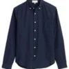 Alex MillMill Paper Poplin Shirt - Dark Navy