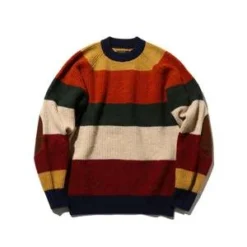 Beams PlusCrewneck - Multi Stripe