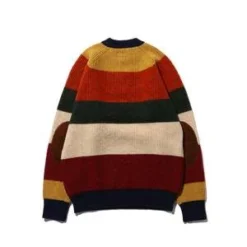 Beams PlusCrewneck - Multi Stripe -Norse Projects Sales Multi Stripe Crewneck 20231030230212