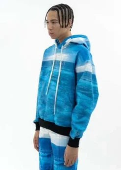 Black LuxMulti Water Printed Hoodie -Norse Projects Sales Multi Water Printed Hoodie 20220323102412 2