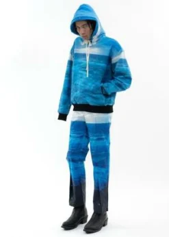 Black LuxMulti Water Printed Hoodie -Norse Projects Sales Multi Water Printed Hoodie 20220323102413 1