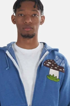 Blue&CreamMushroom Hoodie - Blue -Norse Projects Sales Mushroom Hoodie Blue 20220811112913 2