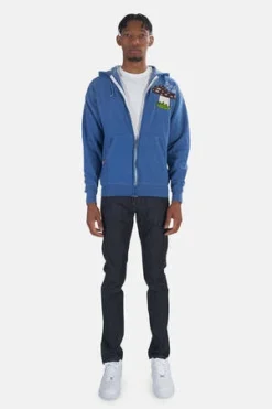 Blue&CreamMushroom Hoodie - Blue -Norse Projects Sales Mushroom Hoodie Blue 20220811112913 3