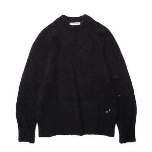 Our LegacyFuzzy Mohpaca Needle Drop Raglan - Navy 1 Our LegacyFuzzy Mohpaca Needle Drop Raglan - Navy