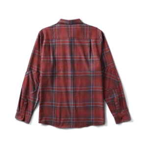 Roark RevivalNordsman Light Long Sleeve Flannel - Maroon 5 Roark RevivalNordsman Light Long Sleeve Flannel - Maroon - Image 5