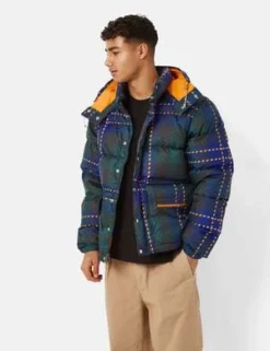 THE NORTH FACEPrinted 71 Sierra Down Jacket - Plaid Print/Ponderosa Green -Norse Projects Sales North Face Printed 71 Sierra Down Jacket Plaid Print Ponderosa Green 20221116204307 1