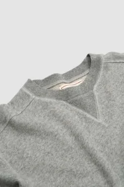 JeanericaNour Crew Neck Sweatshirt - Grey Melange -Norse Projects Sales Nour Crew Neck Sweatshirt Grey Melange 20230403180950 2