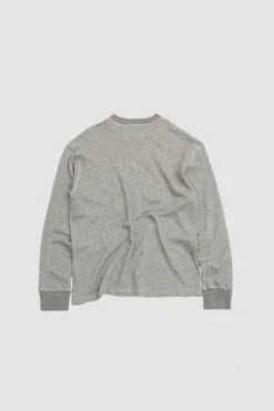 JeanericaNour Crew Neck Sweatshirt - Grey Melange -Norse Projects Sales Nour Crew Neck Sweatshirt Grey Melange 20230403180951 1