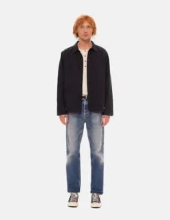 Nudie JeansBuddy Classic Cord Chore Jacket - Navy Blue -Norse Projects Sales Nudie Buddy Classic Chore Jacket Cord Navy Blue 20230914175455