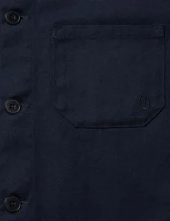 Nudie JeansBuddy Classic Cord Chore Jacket - Navy Blue -Norse Projects Sales Nudie Buddy Classic Chore Jacket Cord Navy Blue 20230914175456 1