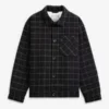 O.N.STruxton Check Flannel Jacket - Black/White Check