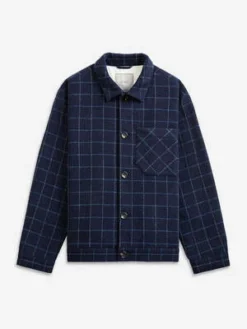 O.N.STruxton Check Flannel Jacket - Black/White Check -Norse Projects Sales O N S Truxton Check Flannel Jacket Black White Check 20231102123355