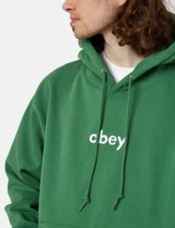 ObeyLowercase Hooded Sweatshirt - Palm Leaf Green -Norse Projects Sales Obey Lowercase Hooded Sweatshirt Palm Leaf Green 20230405135822 1