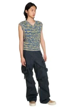 ANDERSSON BELLOtreto Cable Vest - Yellow/Blue -Norse Projects Sales Otreto Cable Vest 20230126174327