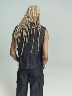 Our LegacyHigh Twist Solaro Air Vest - Black -Norse Projects Sales Our Legacy High Twist Solaro Air Vest Black 20230510034000