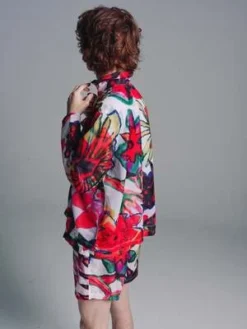 Our LegacyMelting Flower Print Shrunken Full Zip Polo Top -Norse Projects Sales Our Legacy Melting Flower Print Shrunken Full Zip Polo Top 20220823221758