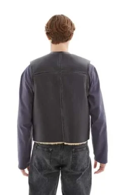 Our LegacyReversible Shearling Vest - Black/Brown 13 Our LegacyReversible Shearling Vest - Black/Brown -Norse Projects Sales Our Legacy Reversible Shearling Vest Black Brown 20230928005243